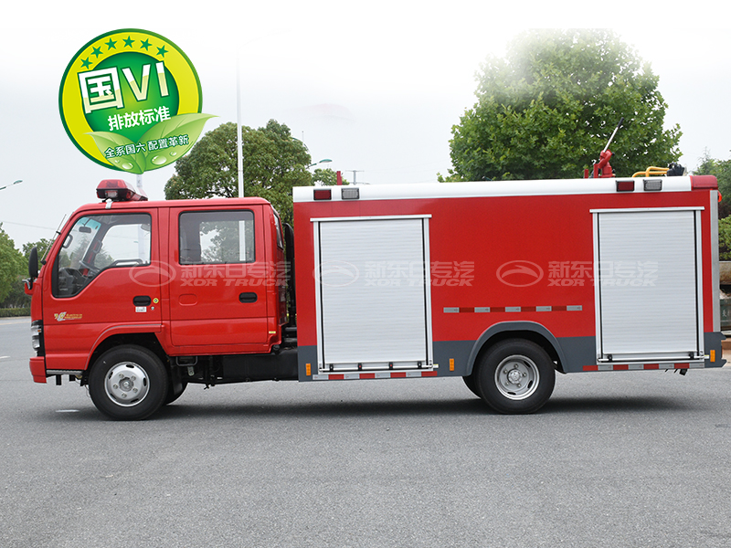 國六2.5噸五十鈴水罐消防車